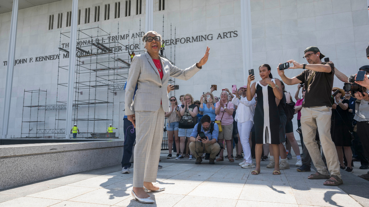 Rep. Joyce Beatty outside the Kennedy Center