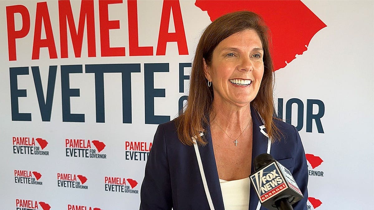 South Carolina Lt. Gov. Pamela Evette, a Republican gubernatorial candidate, speaks with Fox News Digital