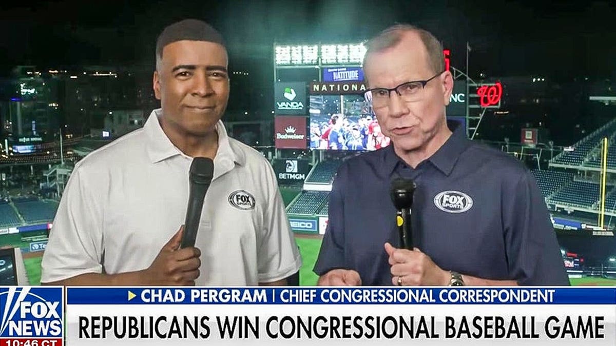 Chad Pergram talking on Fox News.