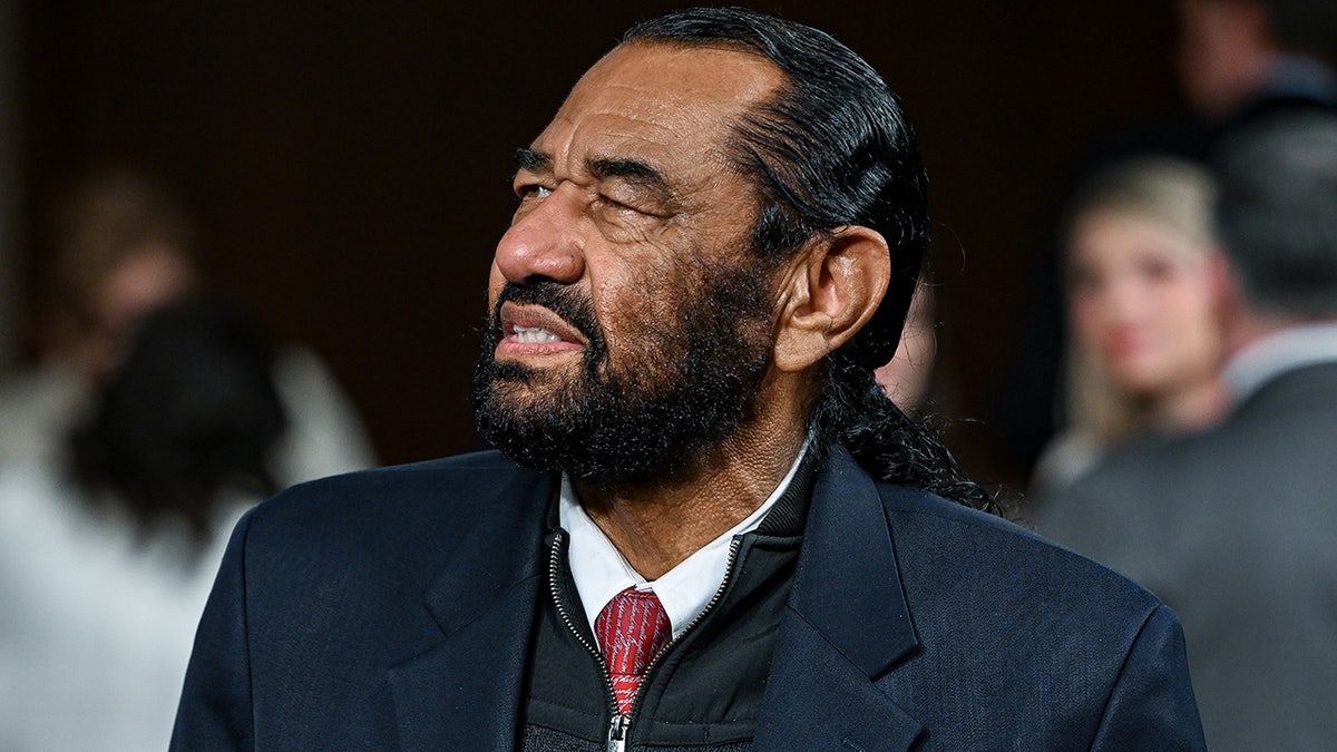 Rep. Al Green standing in the House Chamber of the US Capitol in Washington, D.C.