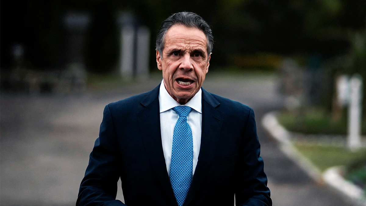 Former New York Governor Andrew Cuomo arriving at a campaign event in Staten Island New York City