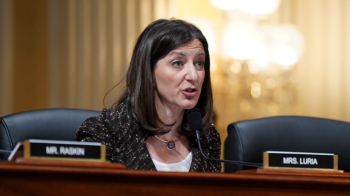 Former Rep. Elaine Luria, D-Va., speaks during a committee hearing