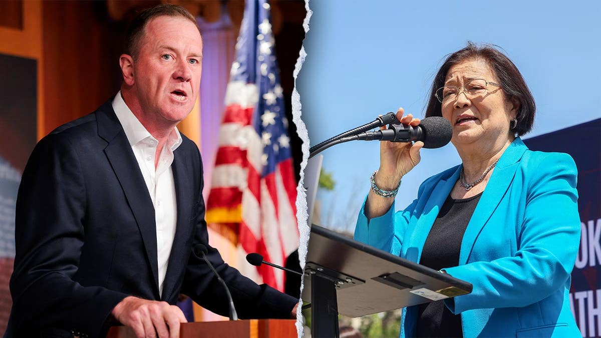 Sen. Eric Schmitt, R-Mo., and Sen. Mazie Hirono, D-Hawaii,