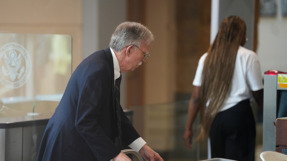 John Bolton in court on June 26, 2026.