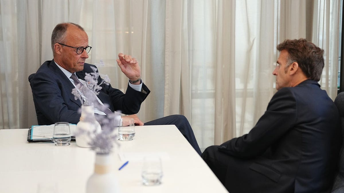 German Chancellor Friedrich Merz and French President Emmanuel Macron