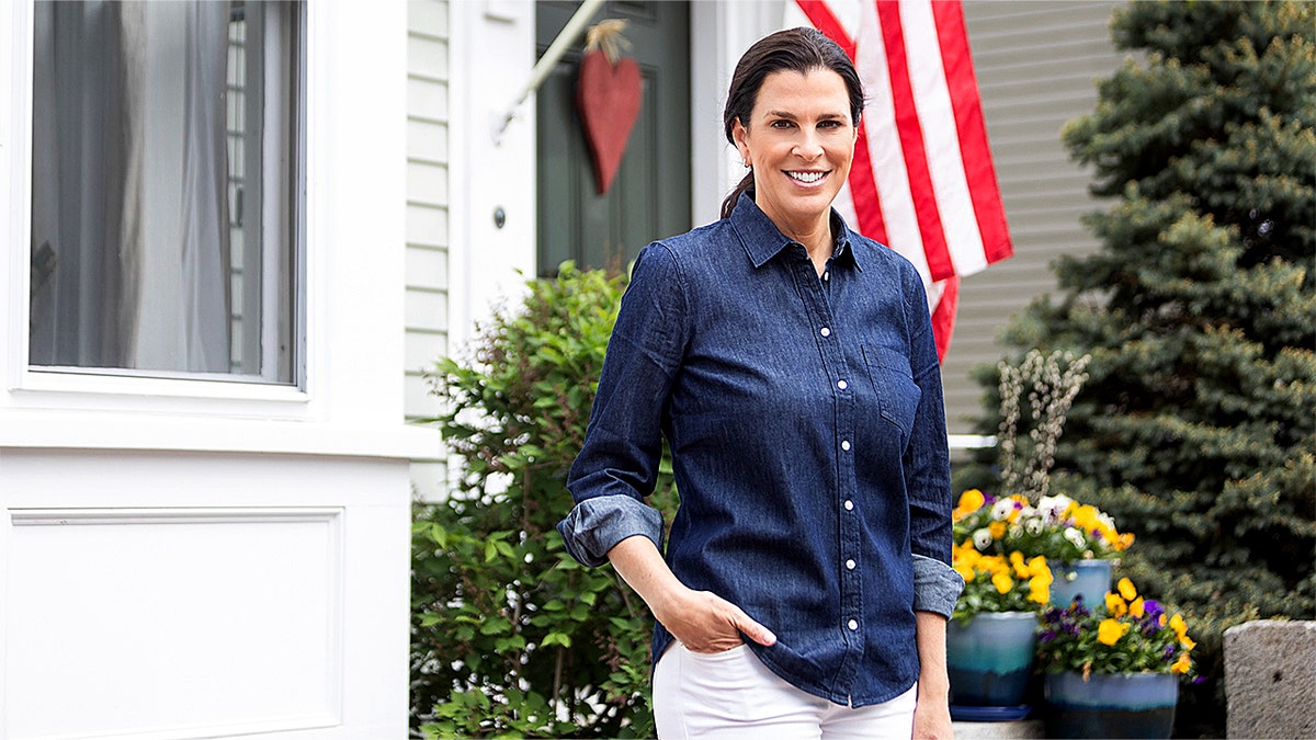 Stefany Shaheen announcing her congressional campaign in New Hampshire