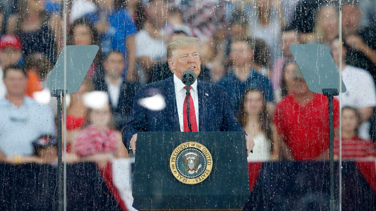 Trump on the fourth of july