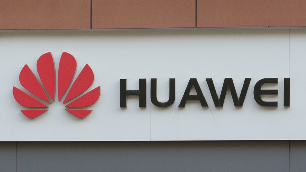 Front view of a flagship store of the Chinese mobile phone brand Huawei in China