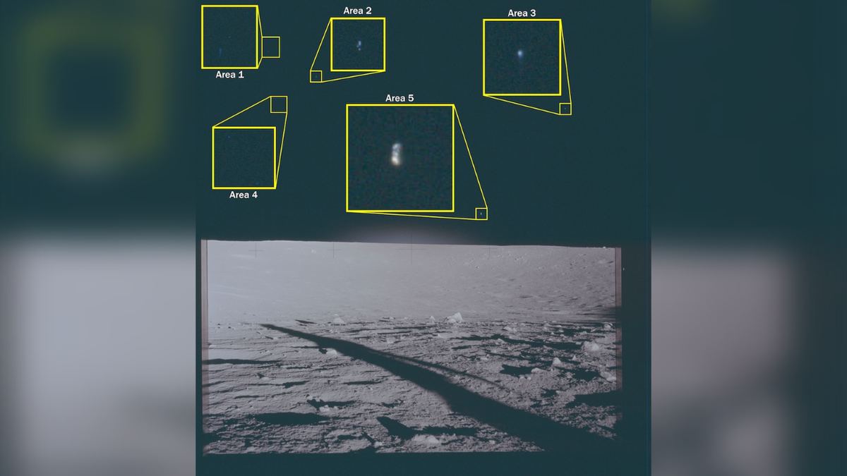Apollo 12 moon picture