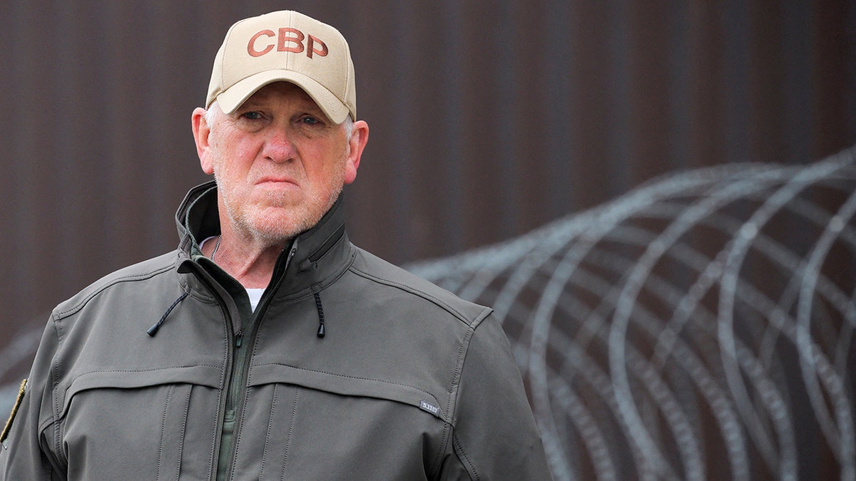 White House border czar Tom Homan at San Diego border wall