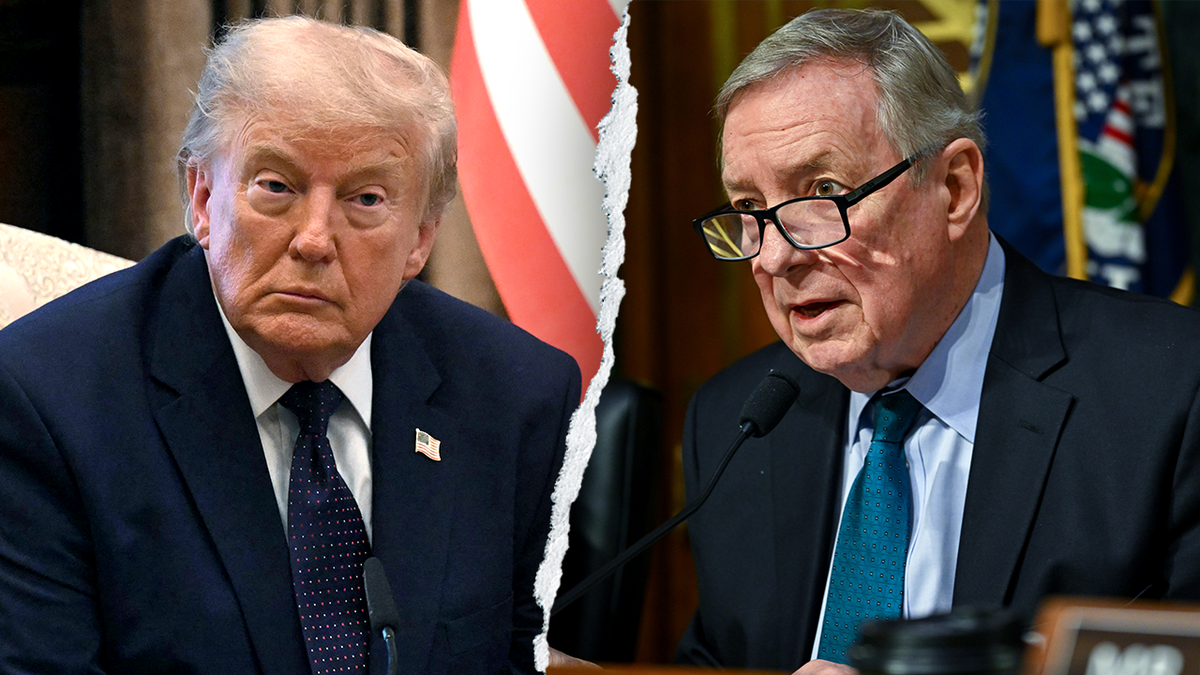 Donald Trump aside from Dick Durbin