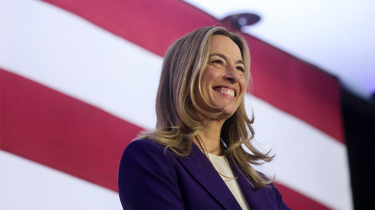 Mikie Sherrill on her winning election night.