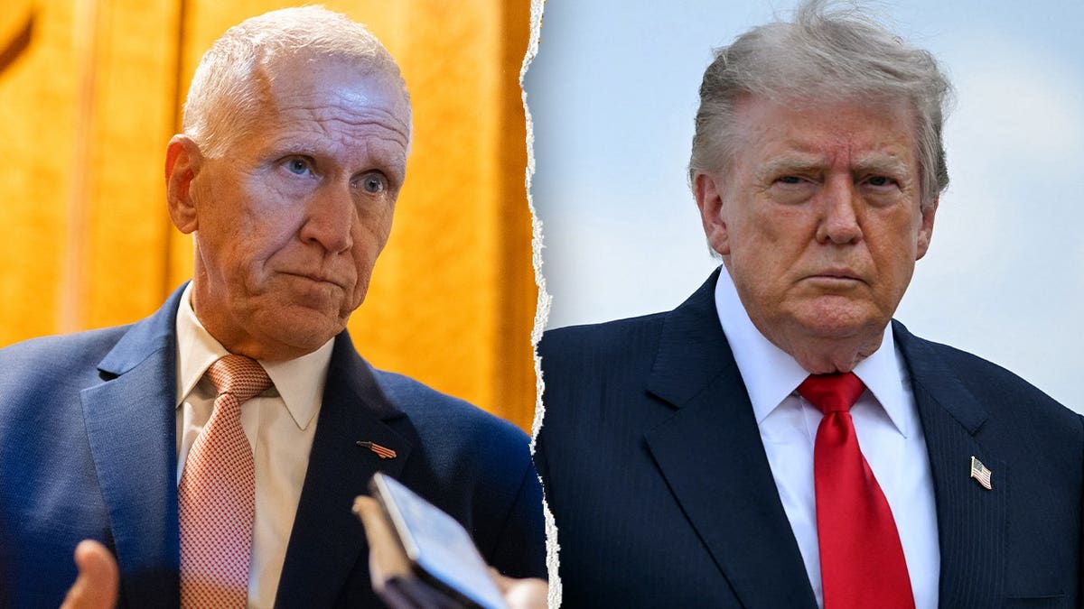 Split of Tillis and Trump