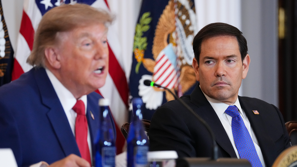 Secretary of State Marco Rubio and President Donald Trump