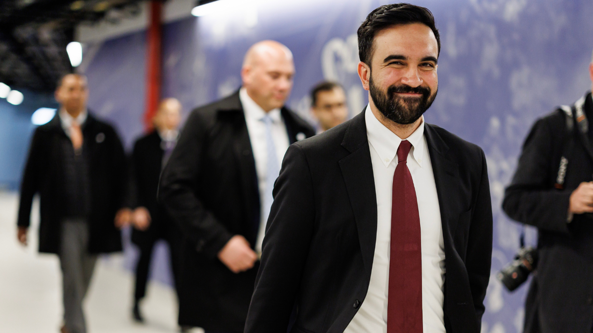 New York City Mayor Zohran Mamdani visits employees at Citi Field prior to the game between the Arizona Diamondbacks and the New York Mets on April 09, 2026 in New York City.