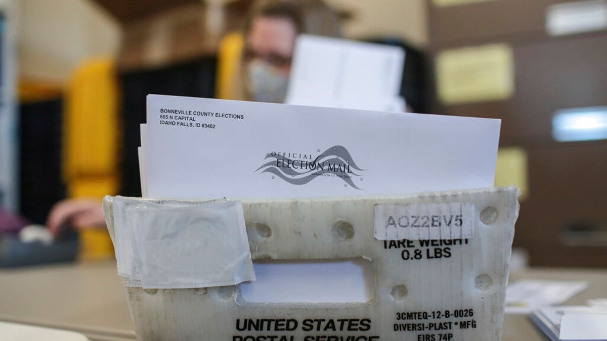 Mail-in election ballots in Idaho