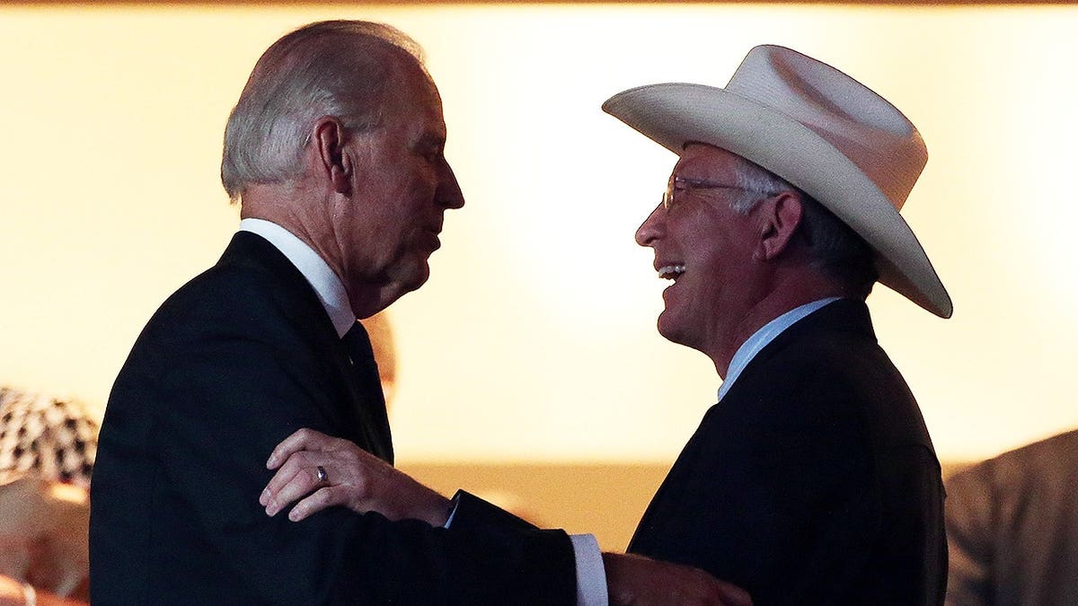 Joe Biden and Kenneth Salazar