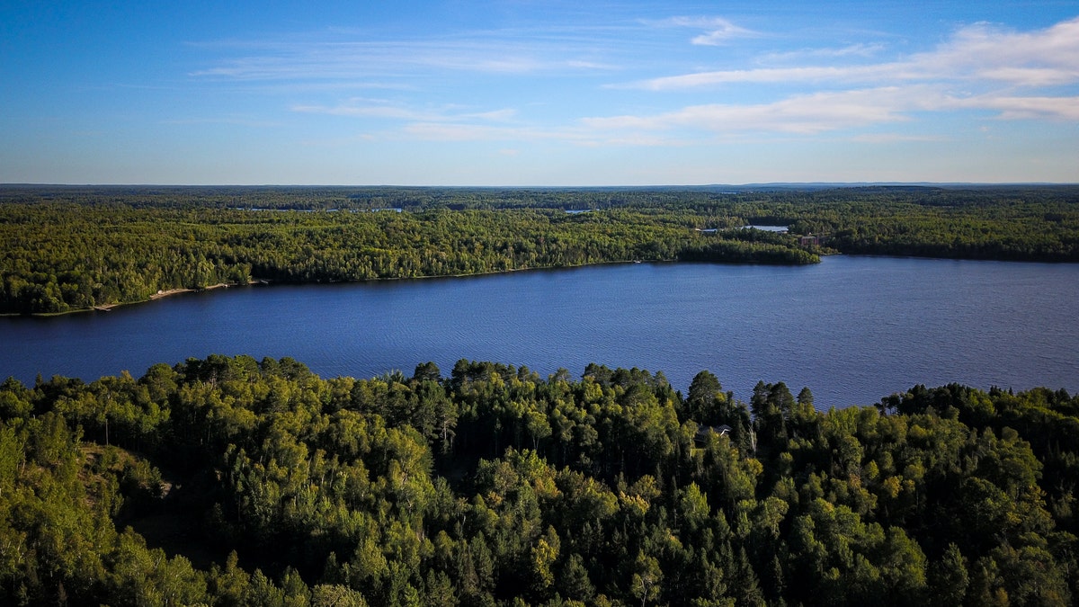 A lake within the Boundary Waters Canoe Area Wilderness is seen on Sept. 4, 2019, in Ely, Minnesota.