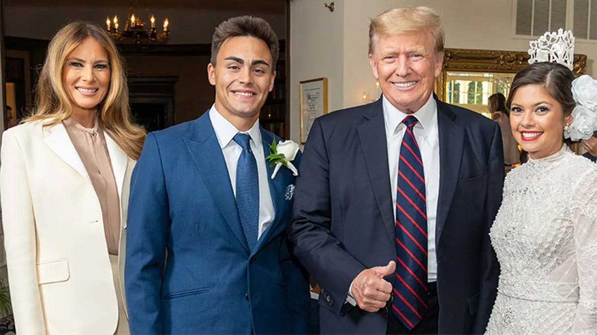Michael Alfonso and President Donald Trump