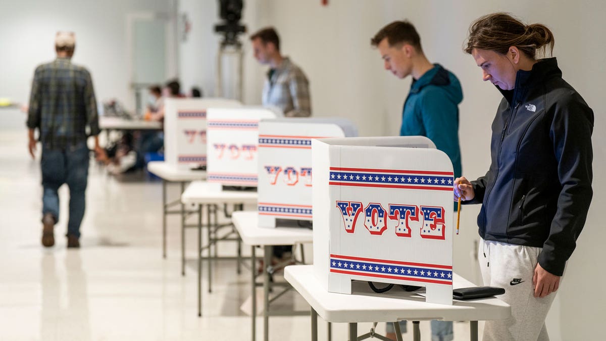 2022 Midterm elections voters at early voting