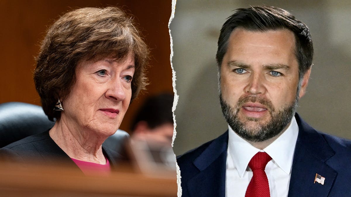 Susan Collins and JD Vance split