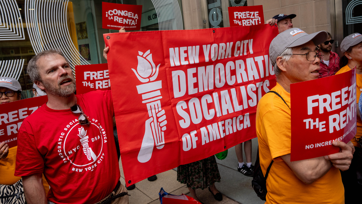 DSA protest NYC