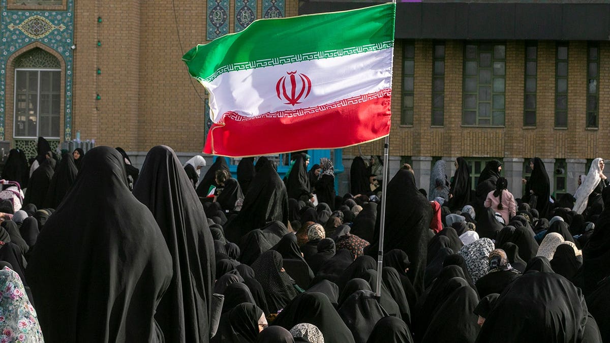 Iranian flag in Iran
