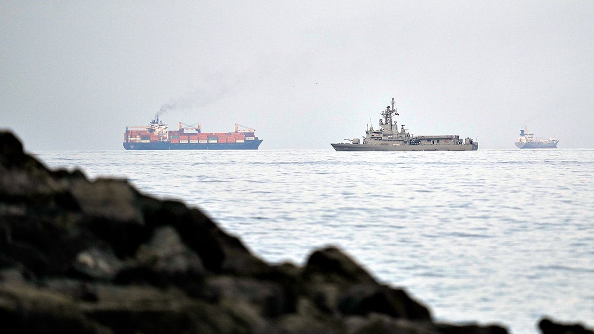 ships in Strait of Hormuz
