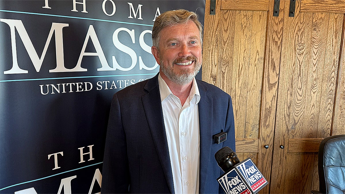 Republican Rep. Thomas Massie is interviewed by Fox News Digital