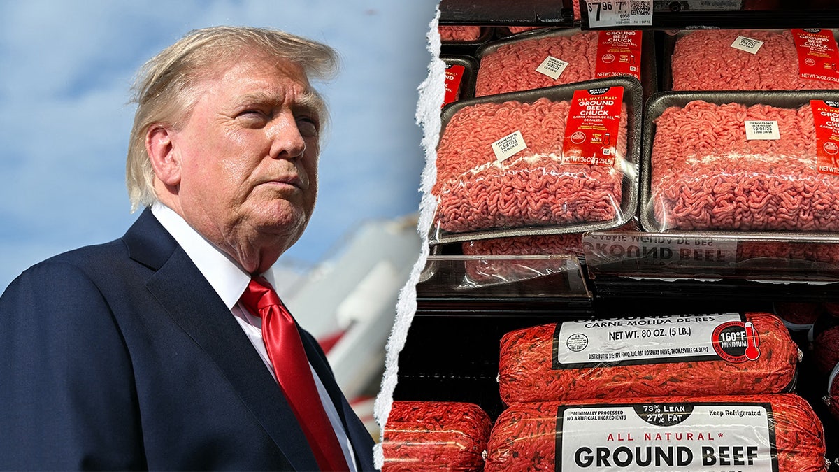 Trump with ground beef