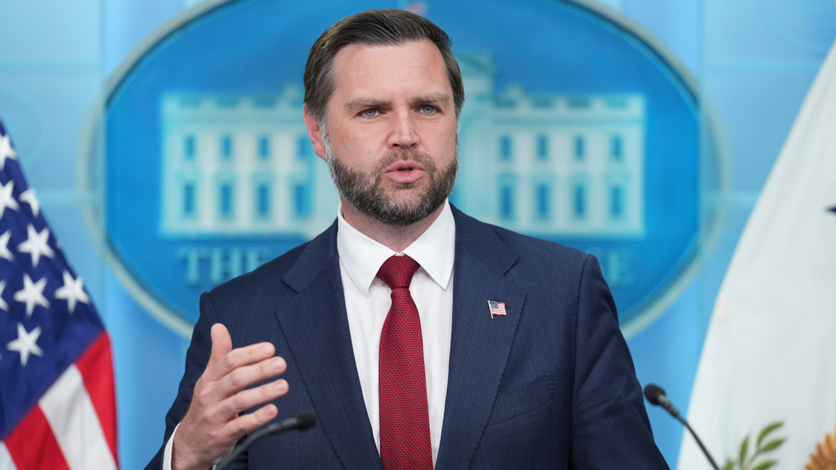 Vice President JD Vance speaking at White House