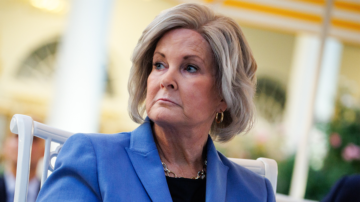 Susie Wiles, White House chief of staff, during an end of summer barbeque with Republican lawmakers in the Rose Garden of the White House in Washington, DC, US, on Wednesday, Sept. 2, 2026.