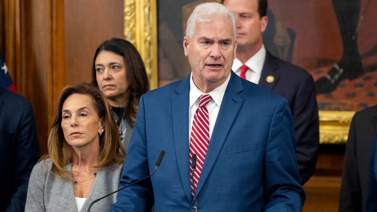 House Majority Whip Tom Emmer speaks