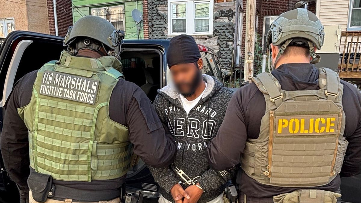 U.S. Marshals arrest Destino Jean Louis in Philadelphia.