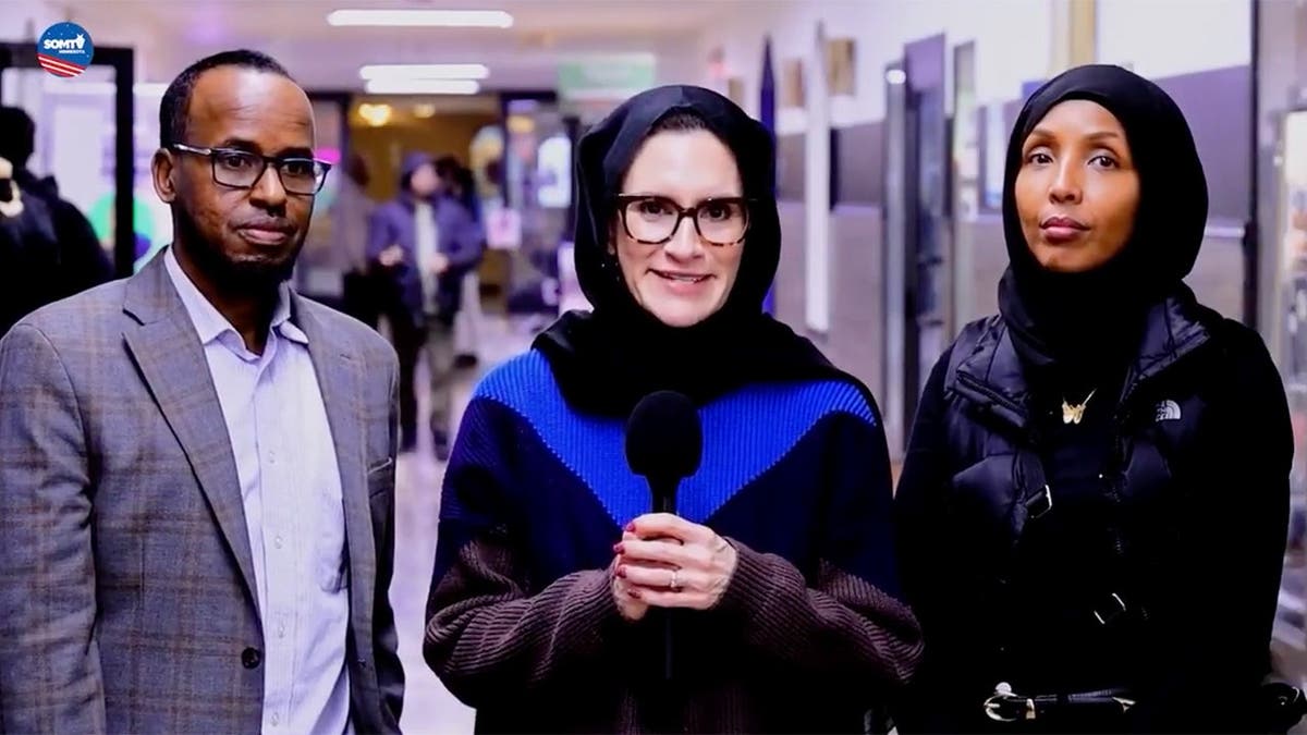 Peggy Flanagan at the Karmel Somali market