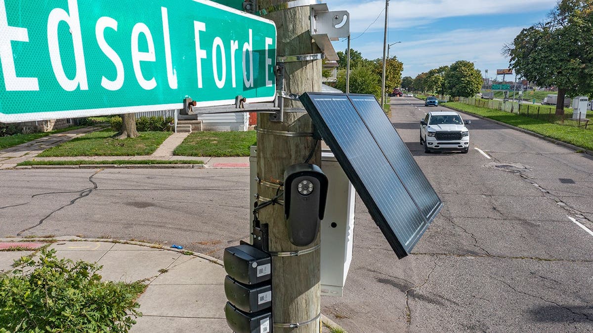 Flock surveillance camera