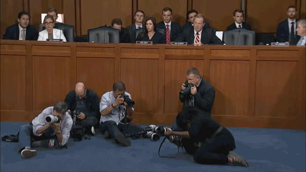 Sen. Katie Britt's stunned reaction as Sen. Eric Schmitt falsely accuses Jack Smith of perjury.