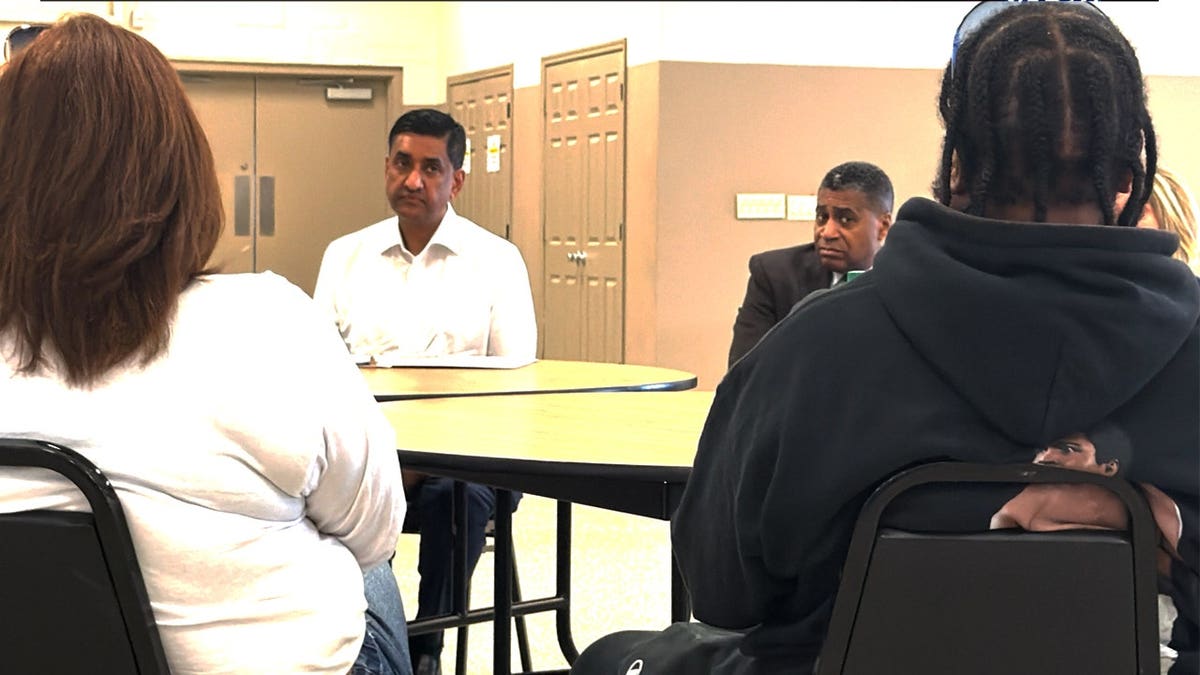 Rep. Ro Khanna, D-Calif., conducts congressional oversight at a roundtable of union workers in Dayton, Ohio on Tuesday Oct. 6, 2026.