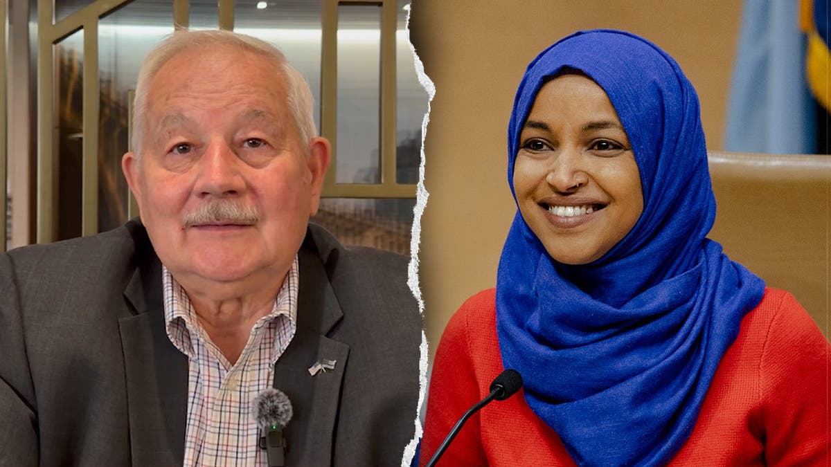 John Nagel and Illhan Omar