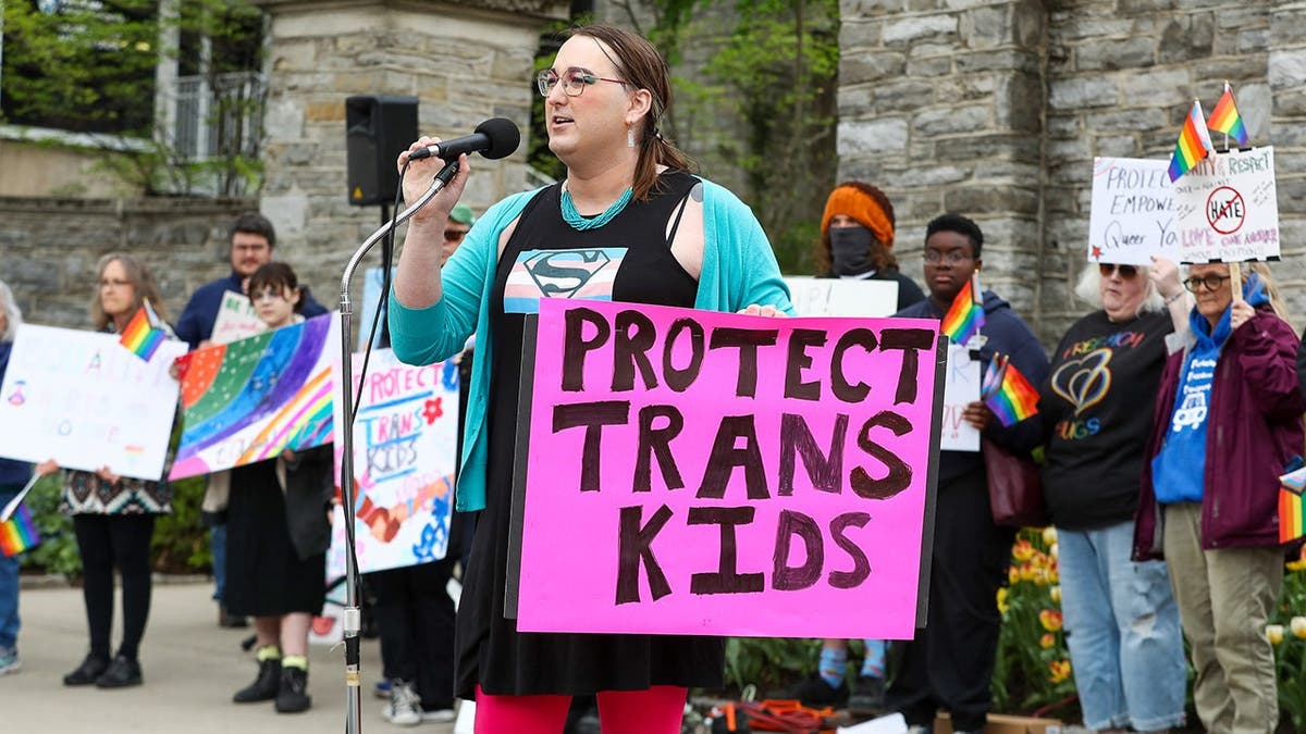Transgender youth protest