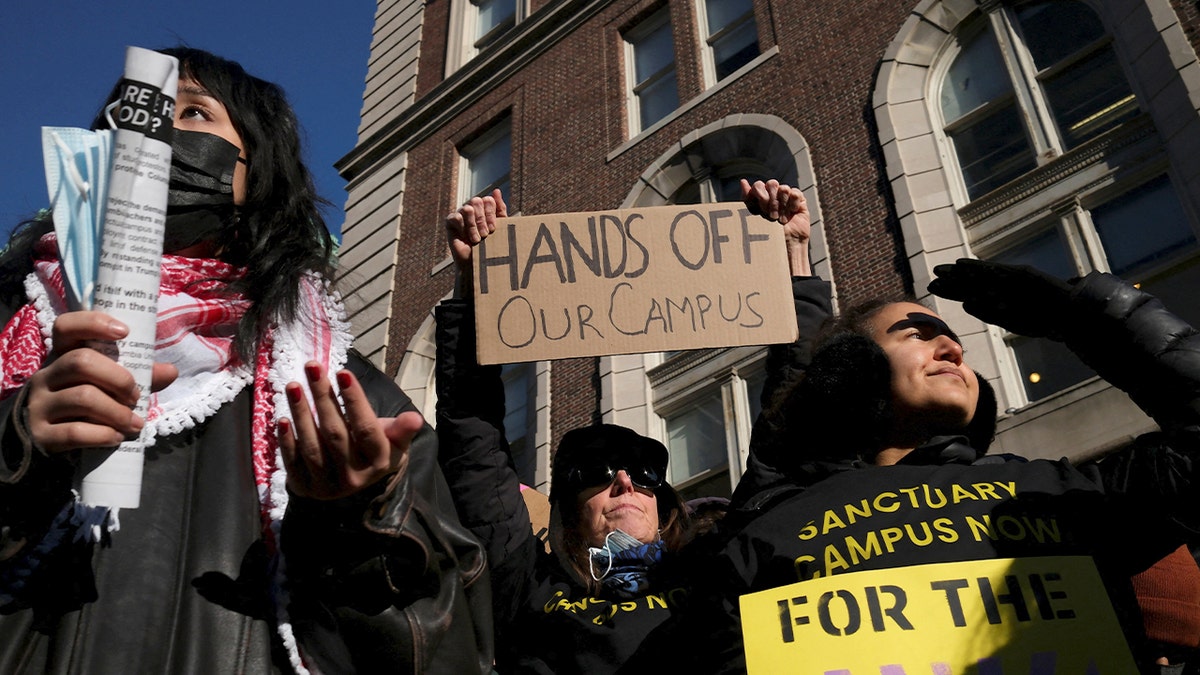 Protest at Columbia University