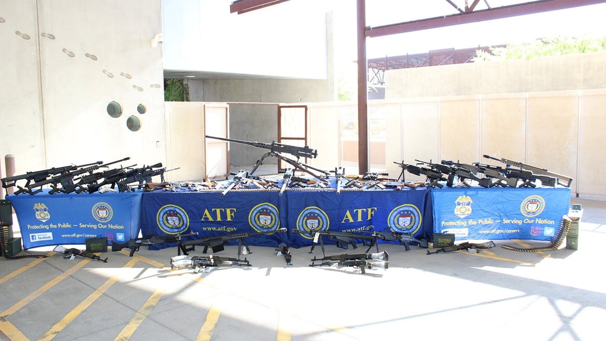 Seized firearms at ATF Arizona (ATF)
