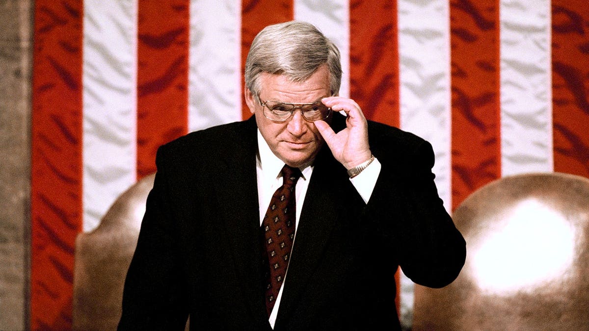 Dennis Hastert in congressional chambers