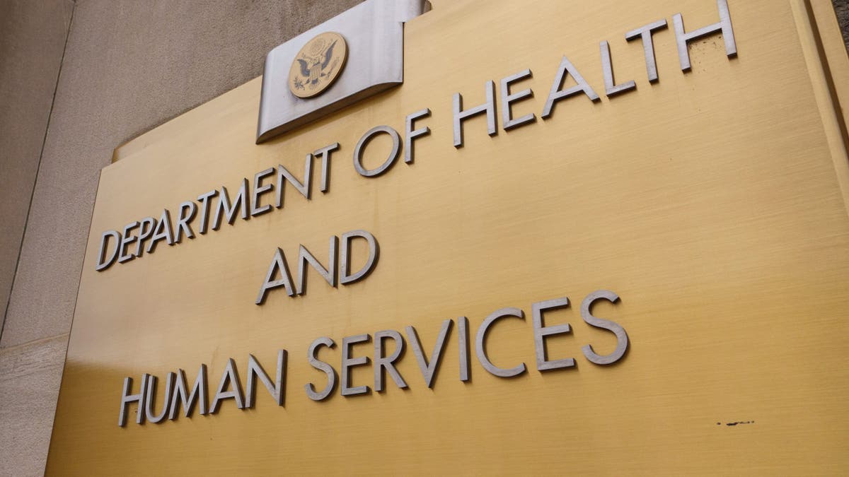 Department of Health and Human Services sign
