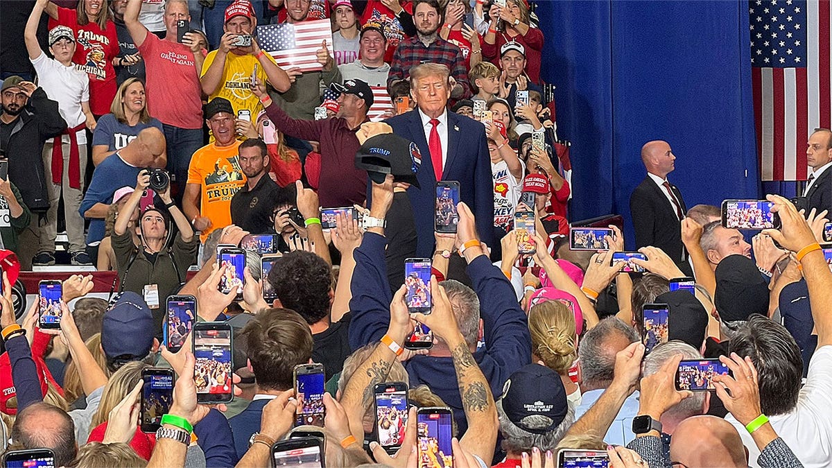 MAGA supporters and Trump