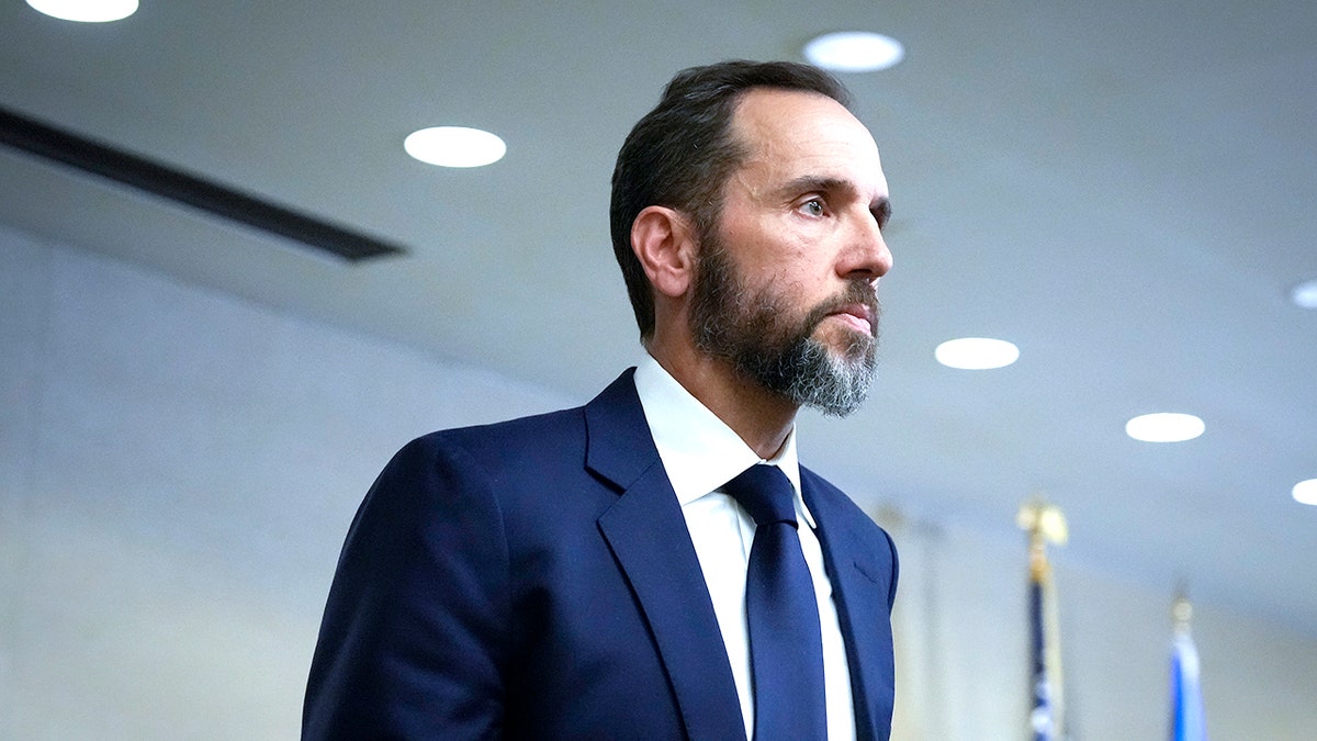 Jack Smith delivers remarks in August 2023.