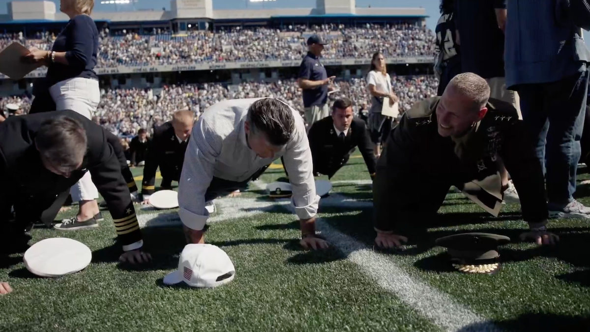 Hegseth push-ups