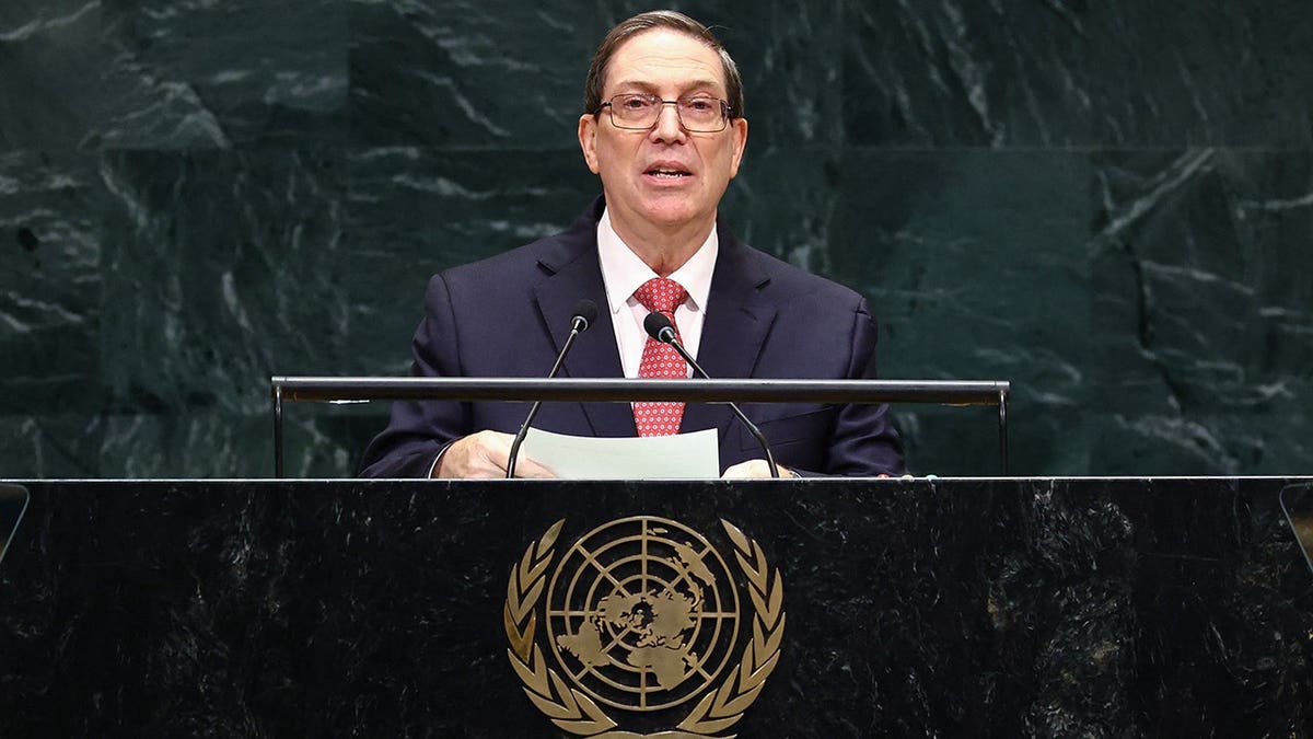 Cuba's Minister for Foreign Affairs Bruno Eduardo Rodríguez Parrilla