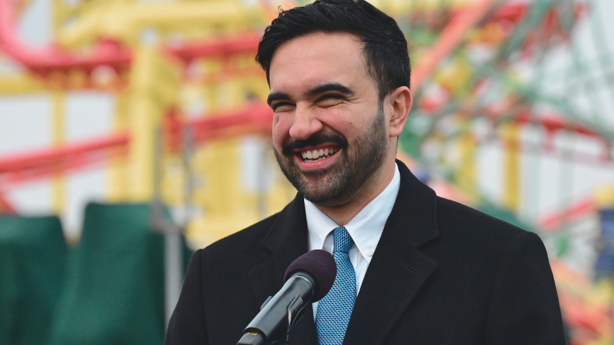 New York City Mayor Zohran Mamdani speaks at a press conference at Deno's Wonder Wheel on Coney Island in the New York City.