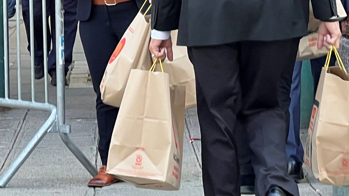 Staffers carry McDonald's to Manhattan court
